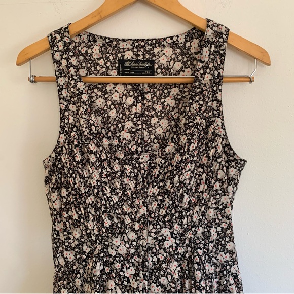 All Saints RARE Y2K Spitalfields Ditzy Ezra Floral Parachute Skirt Dress Size 10 - Picture 4 of 11